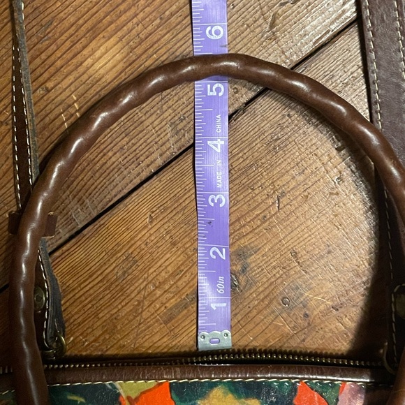 Patricia Nash Cross body top handled bag in English garden. - Picture 7 of 14